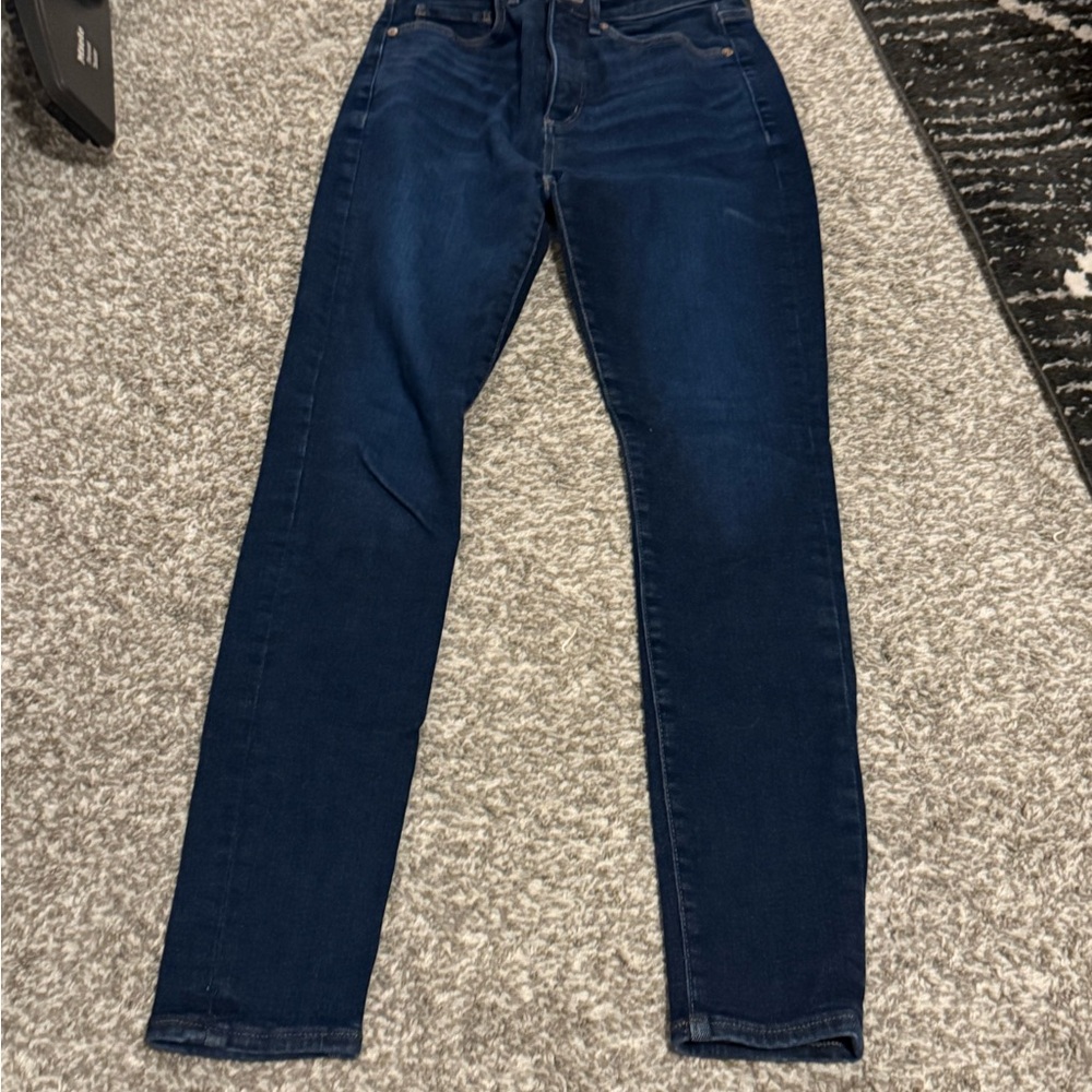 Loft Sculpt Dark Blue Denim Jegging